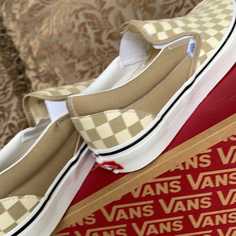 Vans Classic Slip-On Checkerboard Incens/Trwht Men - Picture 15 of 16